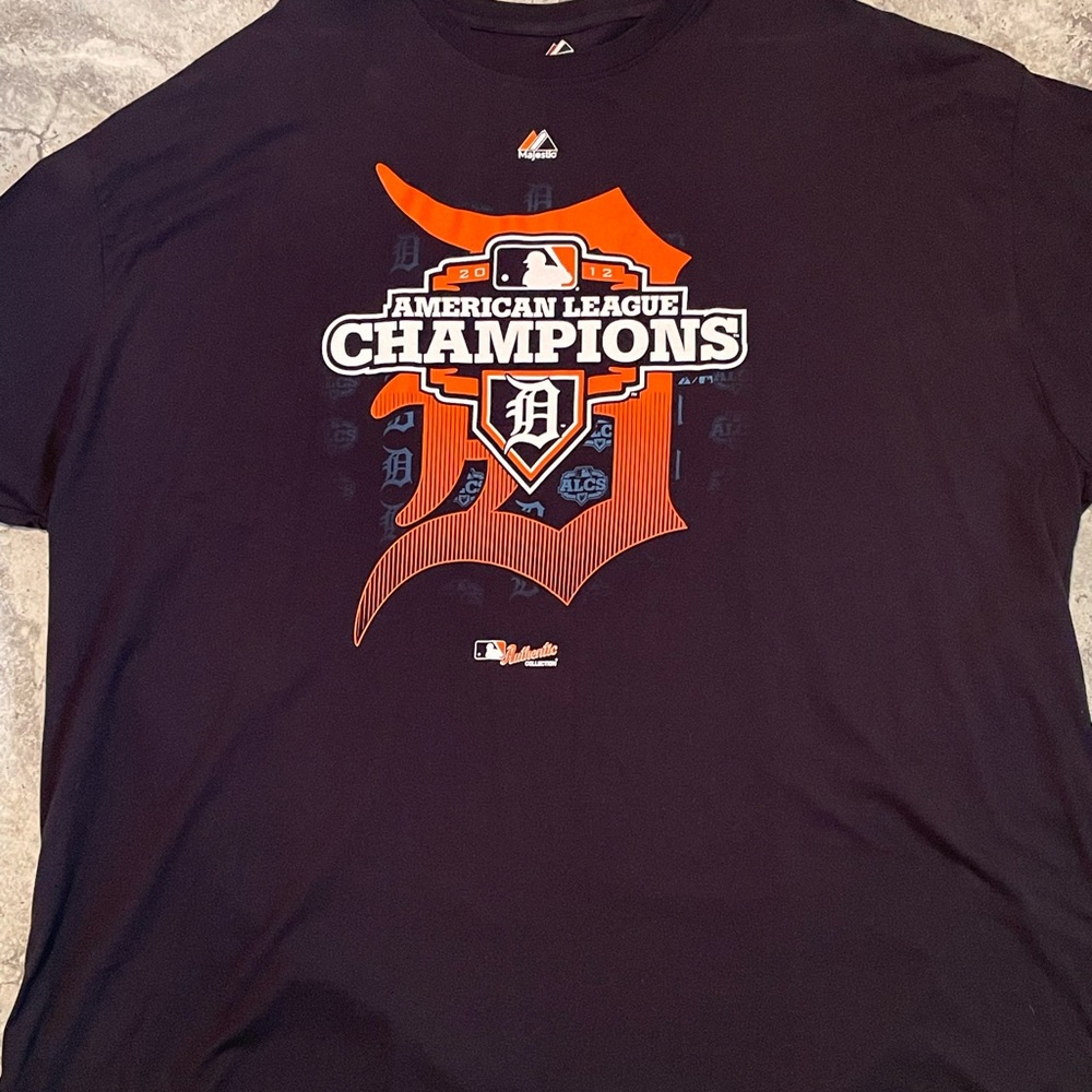 Detroit Tigers 2012 American League Championship Tee Shirt 3XT NWOT